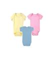 Pack Of 3- Half Sleeves Rompers For Babies. 