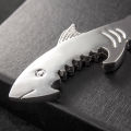Metal Shark Bottle Opener Keychain Beer Opener Soda Drink Starter Portable Mini Bottle Opener Birthday Father's Day Gifts. 