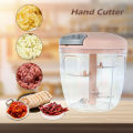 Manual Speedy Chopper & Vegetable Cutter - 5 Blade Chopper / Hand Chopper /Speedy Chopper Hand Pulled Type / Manual Chopper. 