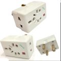 Multi Power 3 Pin Plug Socket Anti Short Circuit Fuse Built In High Quality. 