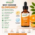 Glowganic Vitamin C Face Serum 30ml | Brightening Face Serum | Dark Spot Remover | Anti Aging | Acne Marks | Glowing Skin | For Men & Women. 