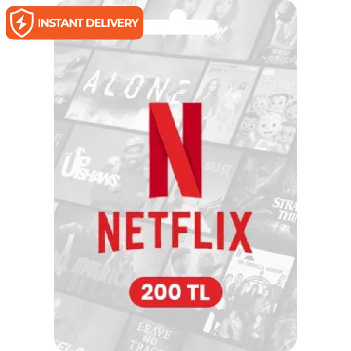 Netflix Hediye Kartı 200 TL Instant Email Delivery of Digital Codes