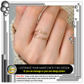 Name Ring, Double name customized rings. 