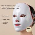 7 Colors LED Facial Mask Anti Aging Wrinkles Removing and Acne Treatment Light Facial Mask tool face whitening beauty skin rejuvenation face dullness Therapy Mask Facial Device. 