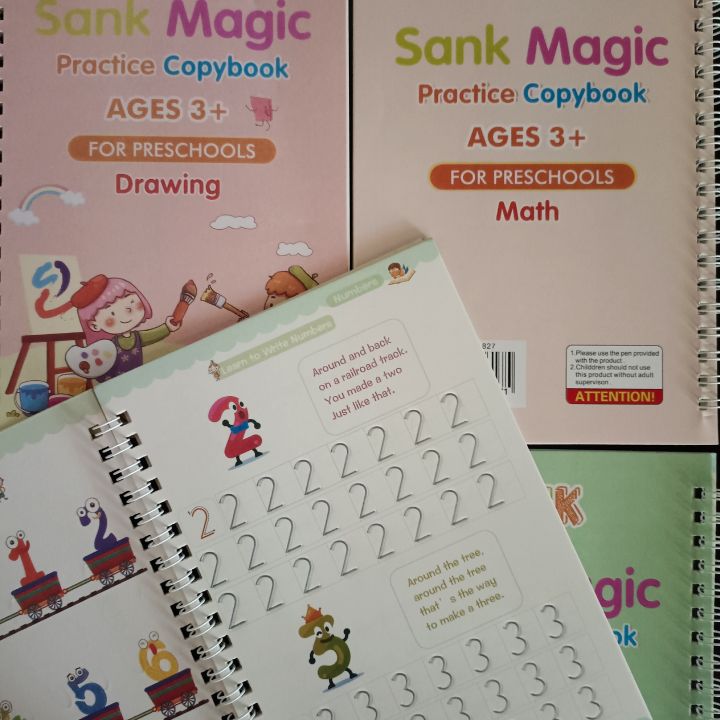 Sank%20Magic%20Book%20//Magic%20Practice%20Copybook%20Set%204%20Books,%20Magic%20Pen%20&%2010%20Ink%20Refills%20%20with1Grip%20Writing%20Handwriting%20%20//%20Math%20Book,%20Drawing%20Book,%20Alphabet,%20and%20Number%20learning%20books%20for%20kids%20//%20pre-school%20learning%20book%20/Sank%20practice%20copybook%20magic%20book%20-%20Image%205