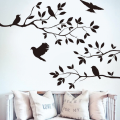 Tree with Birds Corner Wall decoration design with self adhesive sticker sheet magical wall décor printing look for kitchen best decoration ideas not a Wall paper 24 x 18 iinch. 