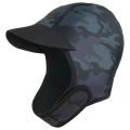 2MM Neoprene Surf Beanie Swim Cap with Chin Strap Adjustable Quick-Drying Diving Cap for Swimming Surfing. 