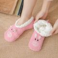 Fuzzy Slippers Women Unicorn Dog Anti Slip Kawaii Fluffy Ladies Panda Plush Soft Thermal Female Cartoon Shoe Home Indoor Bedroom. 