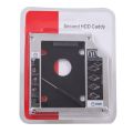 12.7mm 2.5" SATA   Second   Fat SSD HDD Caddy Laptop Optical Drive Bay Aluminum Adapter. 