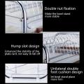 3 layer Stainless Steel G shape Dish Rack Plate Stand Kitchen Rack Stand Cutlery holder Organizer Kitchen Accessories Best Quality. 