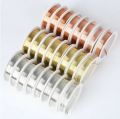 Pack of 12 - Copper Wire For Jewelry Making & Crafts, 0.3mm Copper Metallic String Wire, Silver/Gold/Bronze Wires. 