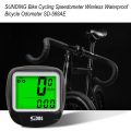 SUNDING Bike Cycling Speedometer Wired Waterproof Bicycle Odometer SD-568AE. 