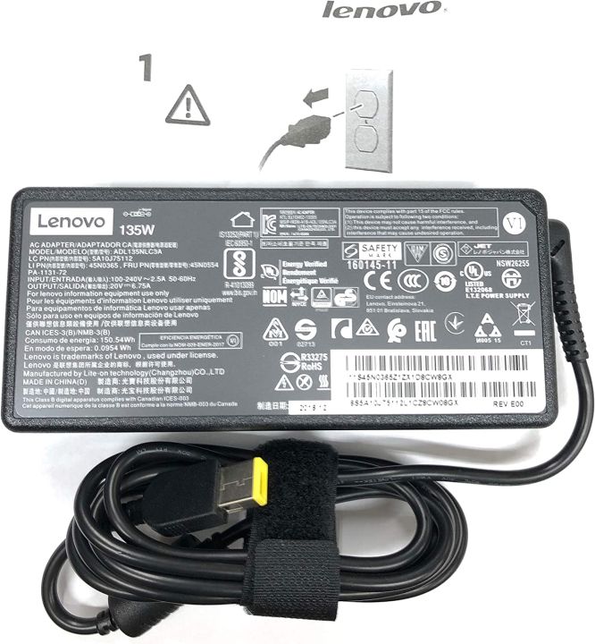 weiwin%20AC%20Adapter%20Compatible%20with%20Lenovo%20ThinkPad%20T440p%20T550P%20Y700%20Y40%20Y50%20Y70%20ADL135NLC3A%20ADL135NDC3A%2036200319%2036200314%2045N0554%20PA-1131314%20-72%20ADM.%20Laptop%20L135NDC2A%20ADL135NLC2A%20-%20Image%203