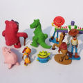 9Pcs/Lot Toy Story Buzz Lightyear Woody Jessie Little Green Men Action Figures Toys. 