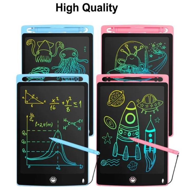 8.5 Inch Multicolor Display LCD Drawing Writing Tablet for Kids & Adults with Pen | Erasable Colorful E-Writer Digital Memo Pad