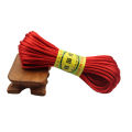 Knot rope No. 4 line braided line handmade diy red rope student labor technology class accessories material braided rope. 