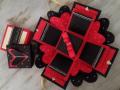 Red and Black themed Gift box /best friend gift,birthday/valentines day/anniversary/wedding. 