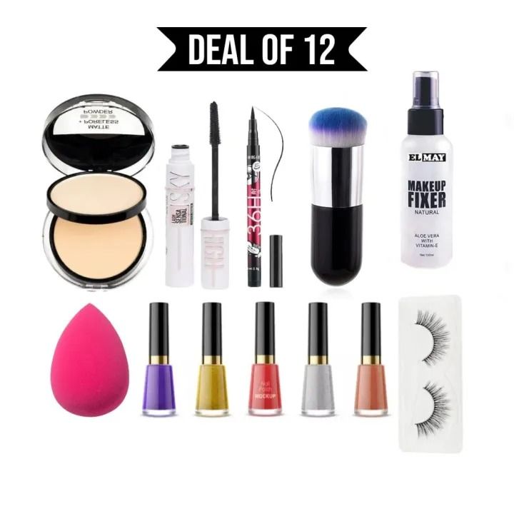 Pack of 12 Mini Wending Makeup Deals – High-Quality Cosmetics Set for Everyday Beauty & Travel