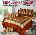 14 pcs fancy malai silk vicky razai set for Double bed King size. 