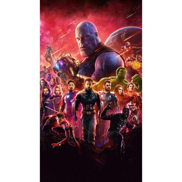 Thanos Avengers Infinity War by the Marvel MCU 2.0 Multiverse Fan Posters Vinyl Paper Quotes Vintage Posters Home Room Art Painting Wall Poster