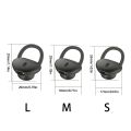 3PCS Anti-slip Silicone Case Earpads Replacement Earbuds Ear Pads for HUAWEI TalkBand B2 B3 B5 Lite Bluetooth Headphones. 