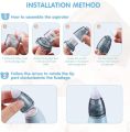 VANCOCON Nasal Aspirator, 2 in 1 Baby Nasal Aspirator & Ear Wax Remover, Electric Baby Nose Cleaner with 4 Silicone Nozzles for Newborns, Toddlers, Blue091. 