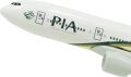 Airplane Model PIA (16cm)  Pakistan International Airlines Boeing 777 Die cast  Airline model Plane Aircraft Metal model Toy plane Collectible with stand office  and home decoration i. 