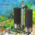 Black Aquarium Filter for Aquarium Fish Tank Air Pump Skimmer Biochemical Sponge Filter Aquarium Bio Filters Filtro Aquario. 