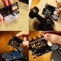 18 In 1 Pocket Card Wallet Ninja Card Multitool Survival Tool Outdoor Screwdriver Stainless Steel Black. 