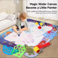 100x80CM Coloring Magic Water Drawing Mat Watercolor Painting Magic Graffiti Pad Reusable Magic Pens Educational Toys Gifts. 