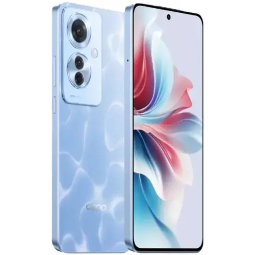 Oppo Reno 11F 5G RAM 8 GB ROM 256 GBScreen Type	AMOLED, 1B colors, 120Hz, HDR10+, 500 nits (typ), 900 nits (HBM), 1100 nits (peak Front Camera	32 MP Back Camera	64 MP + 8 MP + 2 MP  Battery Type	5000 mAh