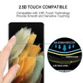 For Samsung Galaxy S21 Ultra 5G 3D Curved Edge Full Screen Tempered Glass Film(Black). 