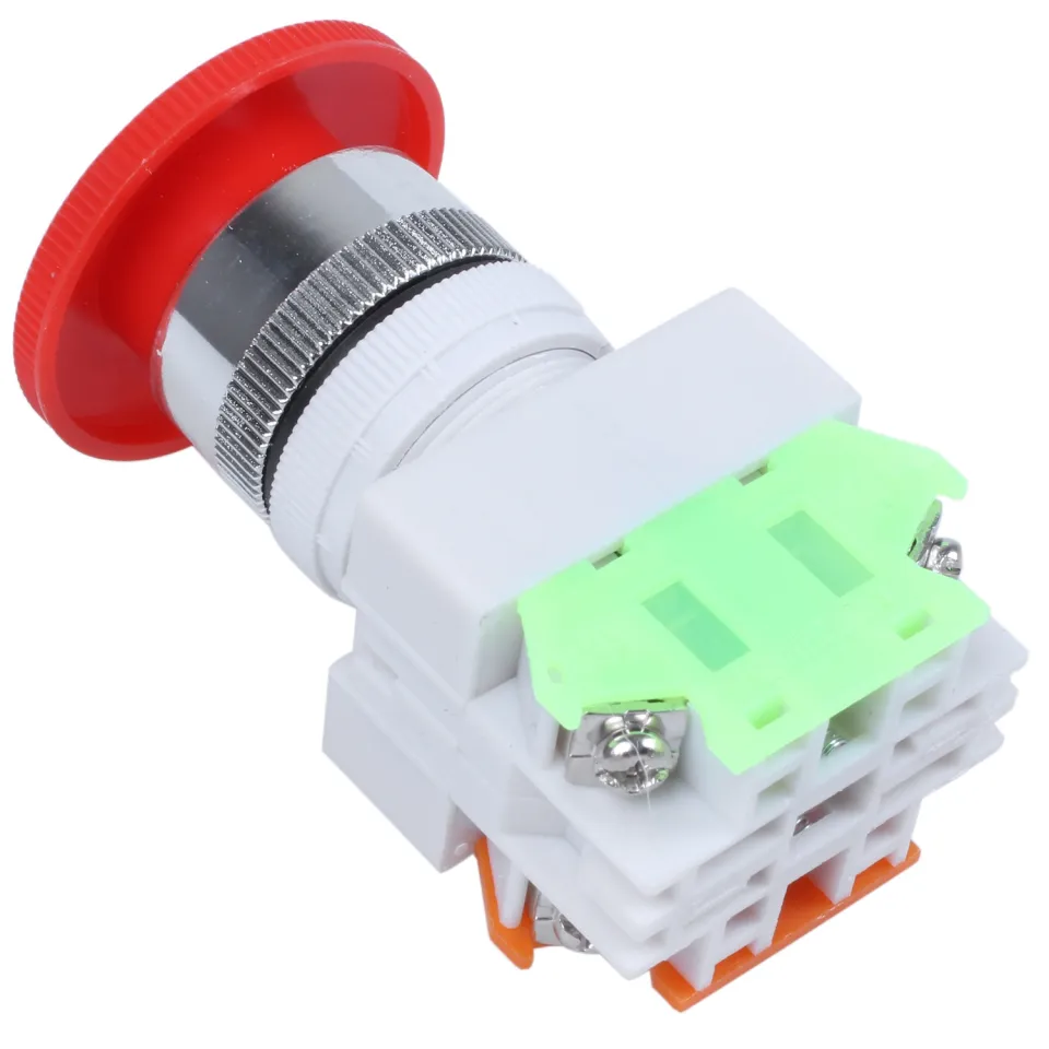 Baomain Emergency Stop Switch - Weatherproof Push Button 660V With Box