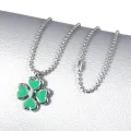 New Anime Tokyo Revenger Necklace Four Leaf Clover Pendant Necklace for Women Girl EVICH. 