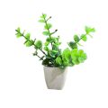 02 pcs size7to8 inches Artificial Plants Potted Plant Greenery Decor for Indoor Home Farmhouse Aesthetic Bedroom Shelf Office Desk Bathroom Decoration. 