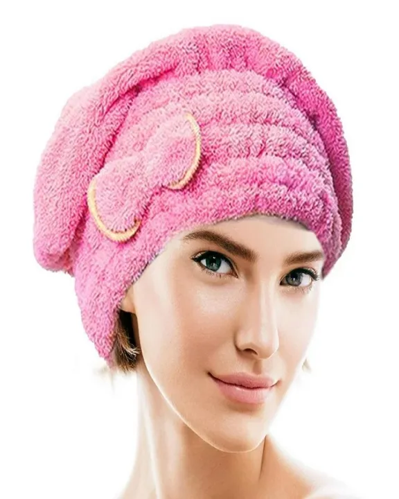 Bear%20Coral%20Fleece%20Thicken%20Quick%20Dry%20Hair%20Hat%20Towel%20Water%20Absorption%20Shower%20Cap%20-%20Image%204