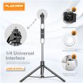 Live K10 PRO 200CM Tripod Stand Selfie Stick Two Lights Chargeable Bluetooth Camera Stand Ring light Stand DSLR Stand Selfiestick Vlogging Stick Mobile Stick Foldable 360 Rotatable Stainless Steel Tiktok Stand Youtube Traveling All in One Piece. 