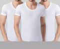 Pack of 6 Men's White Vest Bazoo (Banyan) Half Sleeves- Original Cotton Vest -Inner wear. 
