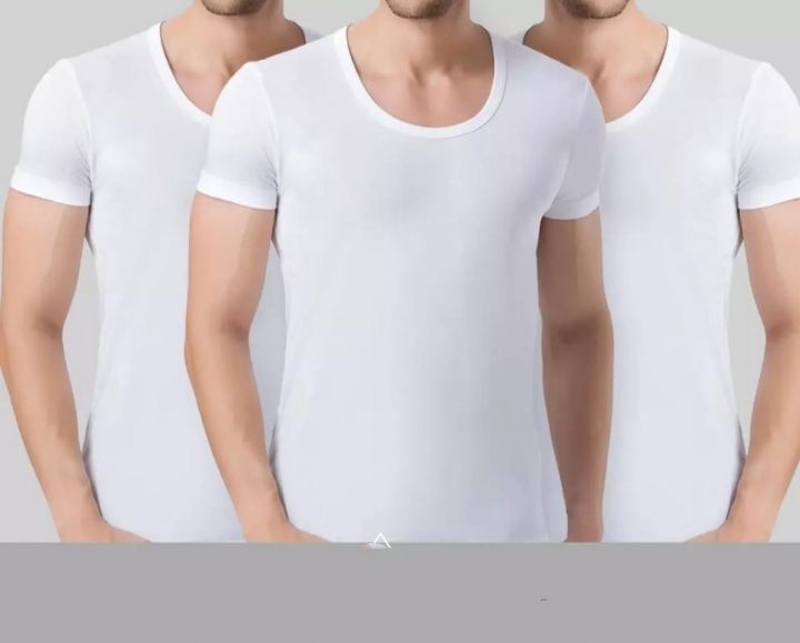 Pack%20of%206%20Men's%20White%20Vest%20Bazoo%20(Banyan)%20Half%20Sleeves-%20Original%20Cotton%20Vest%20-Inner%20wear%20-%20Image%203