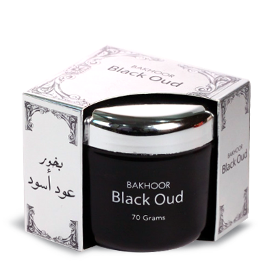 Bakhoor Black Oud 70g, Traditional Fragrance Resin for Incense Burners and Aromatherapy