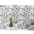 Chinoiserie  Large Floral Reusable Stencil For wall Painting Art DIY Home Decor, Album Crafts and Canvas. 