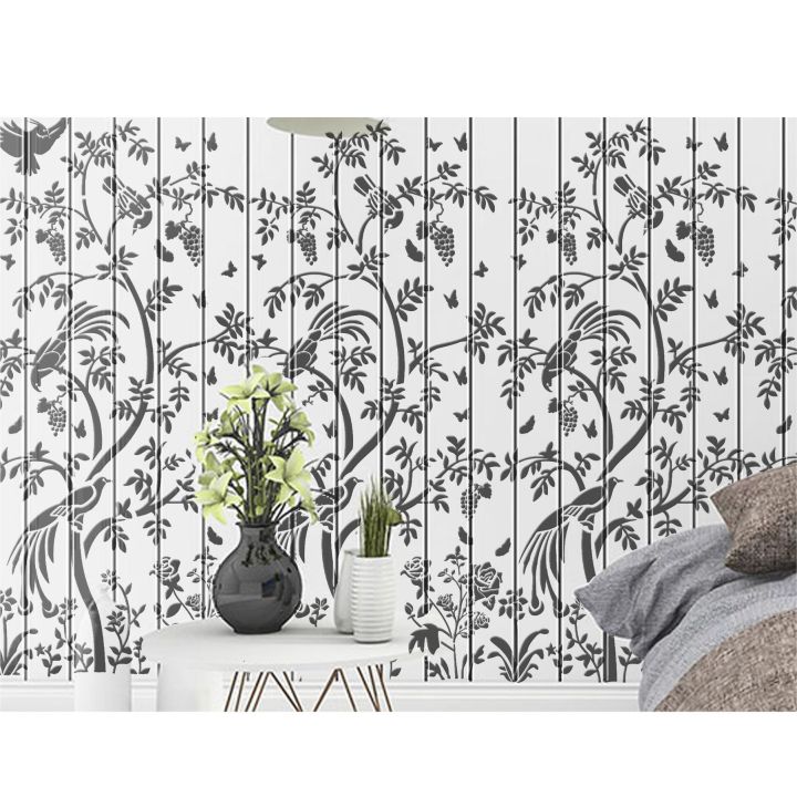Chinoiserie%20%20Large%20Floral%20Reusable%20Stencil%20For%20wall%20Painting%20Art%20DIY%20Home%20Decor,%20Album%20Crafts%20and%20Canvas%20-%20Image%205