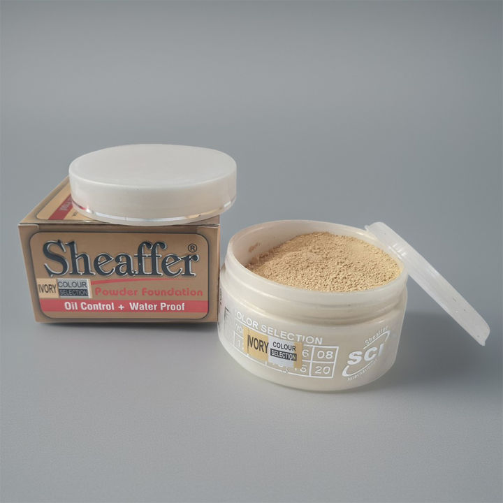 Shaffer Powder Foundation for Bridal Base, Lightweight, High Coverage