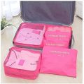 6 PCS Travel Storage Bags Set Clothes Tidy Packing Cubes Luggage Organizer Pouch Waterproof t High Quality Oxford Mesh Cloth Travel Bag Organizer. 