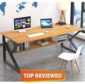 Office Table Desktop Table With Book Shelf Office Desk Book Shelf Laptop Table Computer Table Study Table Writing Table Home Table k shape table. 