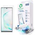 Whitestone Dome Glass Galaxy Note 10 And Note 10 5G Screen Protector,  Full 3D Curved Edge Tempered Glass Shield_ [Liquid Dispersion Tech] Easy Install Kit for Samsung Galaxy Note 10 - One Pack. 