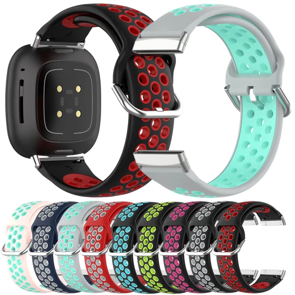 Replacement Sport Silicone Watch Band Strap For Fitbit Versa and