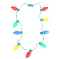 Christmas Novelty LED lights glowing Christmas Light Bulb Necklace Christmas decorations For home Xmas Navidad new year. 