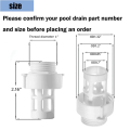 Hose Drain Plug Connector Replacement Intex Round Swimming Pool /Garden Hose Drain Plug-2 Pack for 10184 Intex. 