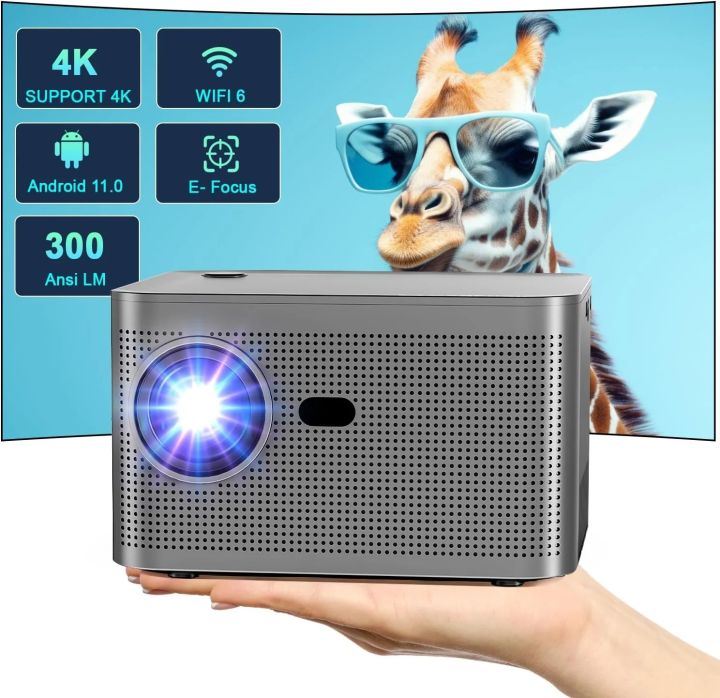 Android Smart Projector 4K | WIFI | Bluetooth | Model – HY350